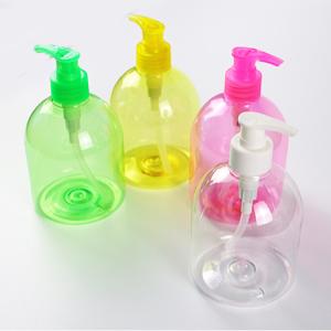 Wholesale 500ml PET bottle with pump color customized from china suppliers
