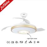 Invisible 42 Inch Smart RGB LED Ceiling Fan For Bedroom