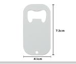 Sublimation Coated Stainless Steel Beer Bottle Openers Souvenirs With Your Logo
