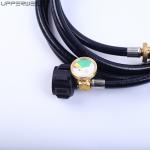10' Rubber Propane Regulator Hose with Length 20' Propane Tank Gauge LPg Gas