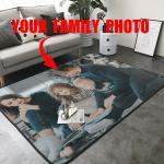 Custom Rug Personalized Add Your Own Logo Image Text Photo Area Carpet Anti Slip