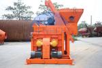 Js1000 Twin Shaft Concrete Mixer Machine 37kw Power For Batching Plant