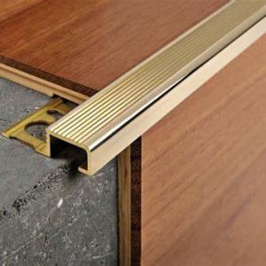 Wholesale Brass Metal Transition Strip Brass Tile Trim 10mm Mirror Polished from china suppliers