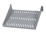 600mm 4 Port Patch Panel Black Network Floor Rack Cold Rolled Steel
