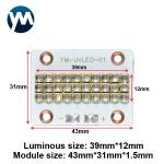 90W 3D Printer High Power Uv Led 365nm 395nm Quartz Lens Lamp Beads