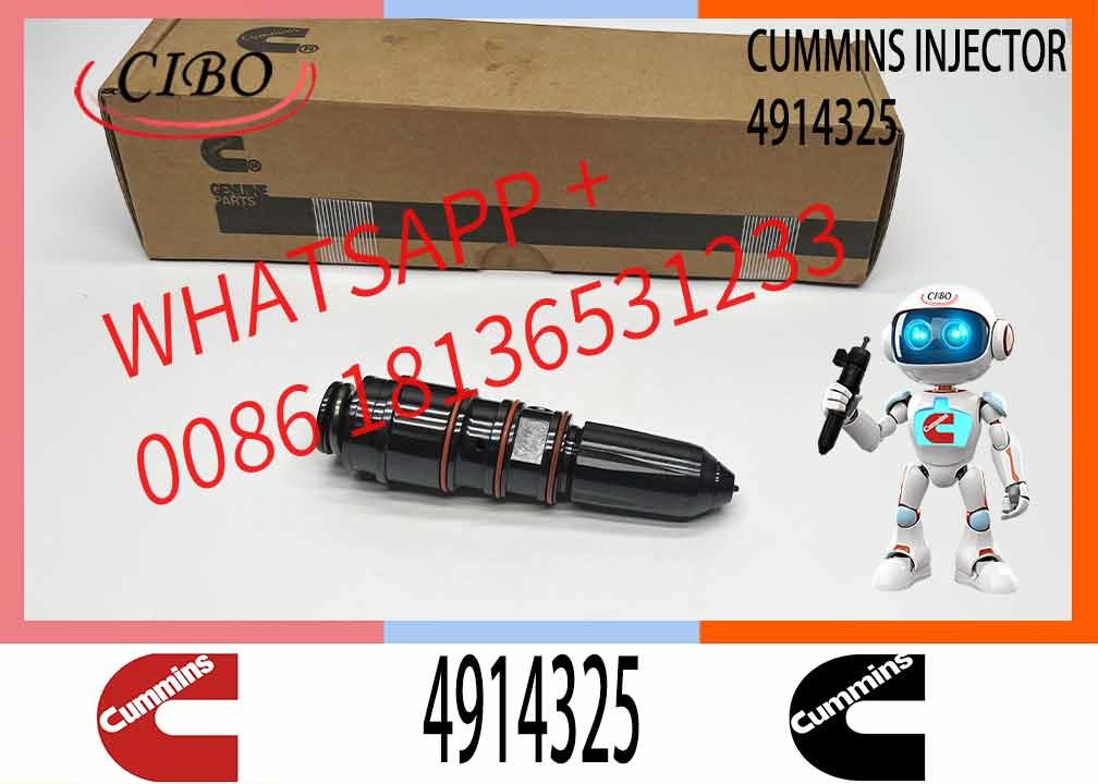 ELIC Excavator 3054218 3054253 3032392 4914308 4914325 Engine Common Rail Fuel Injector