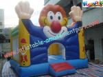 Waterproof Clown Inflatable Commercial Bouncy Castles CE Blower