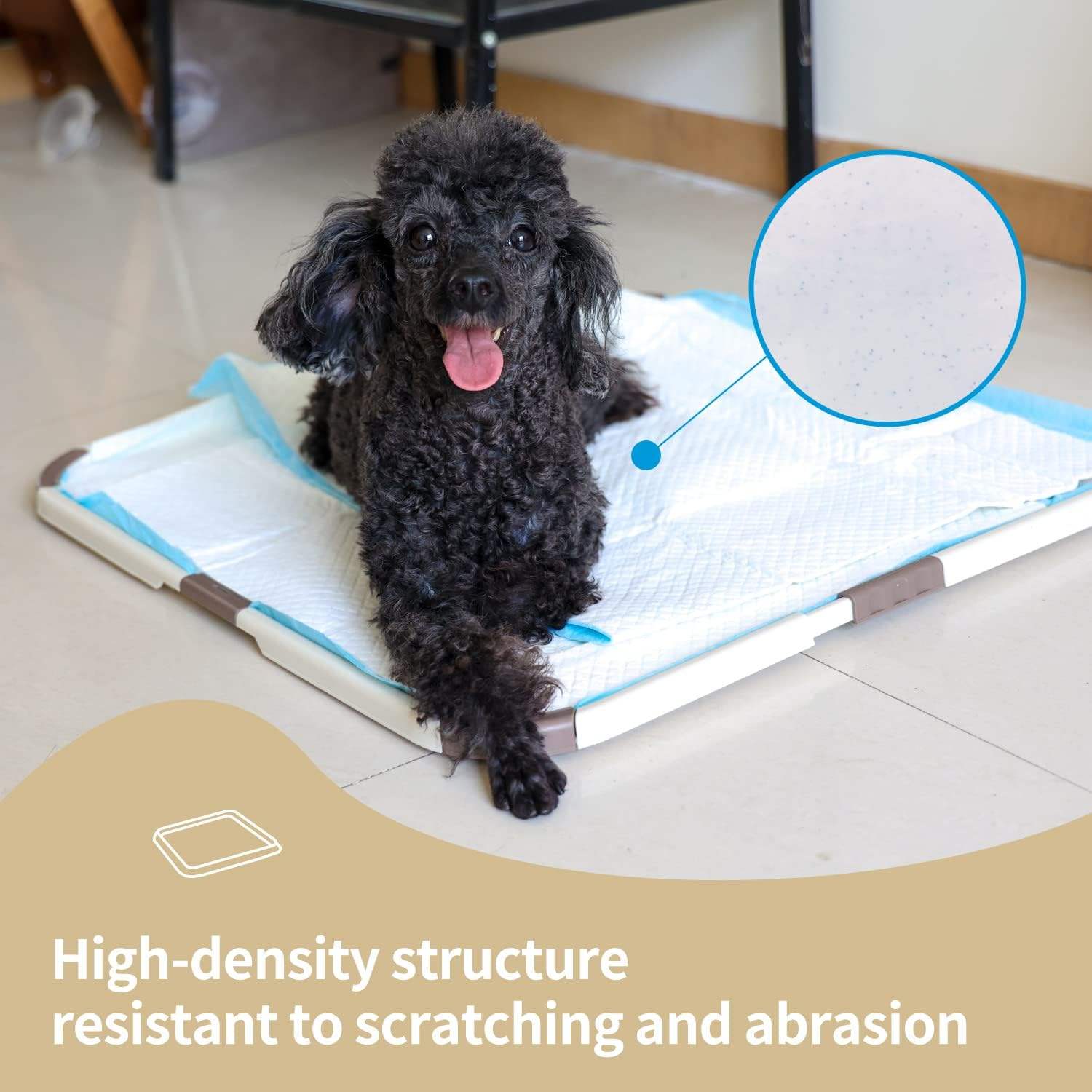 Dog Pee Pad Foldable Potty Training Holder Portable Silicone Tray For Puppy Training