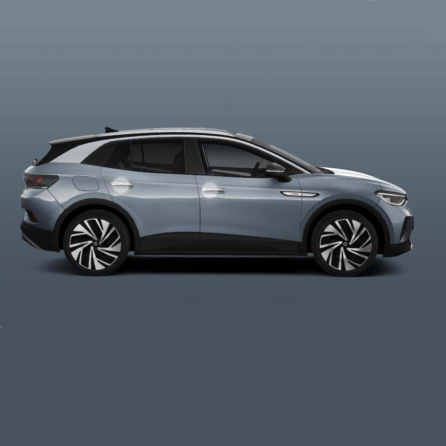 Newly designed electric car factory direct supply VW id4 Crozz X 2022 long battery life PURE+ version made in China SUV