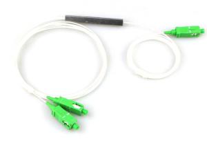 Wholesale 1 * 2 900um Fiber Optic PLC Splitter Superior Uniformity Passive Optical from china suppliers
