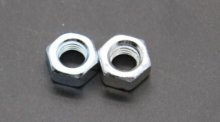 M12 Iso 4032 Grade 8 Steel Hexagon Nut , Flange Zinc Plated Nuts For Widest Application