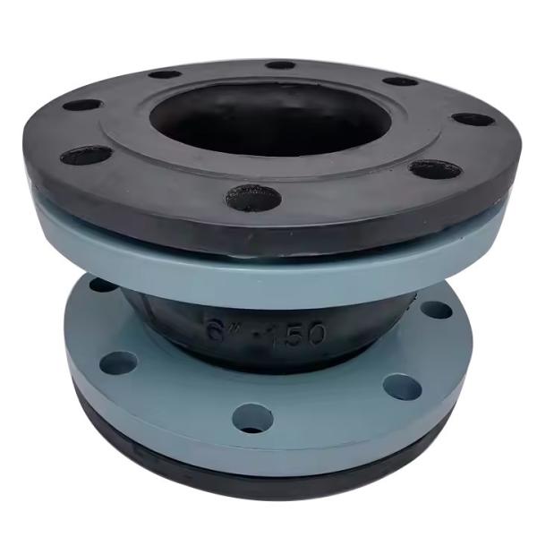 SS316 Single Ball Flange EPDM Rubber Face Fully Sealed Rubber Expansion Joint