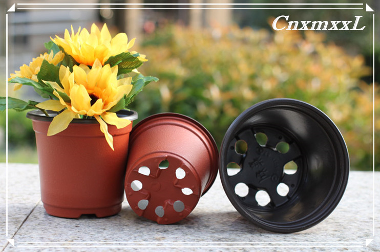 Manufactures wholesale PP plastic material flower container pots