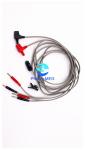 ECG Patient Cable For NMES Devices Swallowing Therapy Wire 1.5m pvc White or