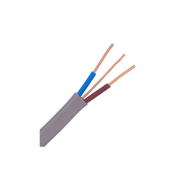 BS6004 624-Y copper wire PVC insulated PVC sheathed Flat Twin and Earth BVVB