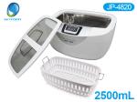 JP -4820 Portable White 2.5 Liter Professional Ultrasonic Jewelry Cleaner CE FCC
