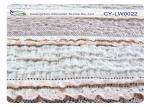 OEM / ODM Water Soluble Stretch Lace Fabric , Cotton Nylon Spandex Fabric CY