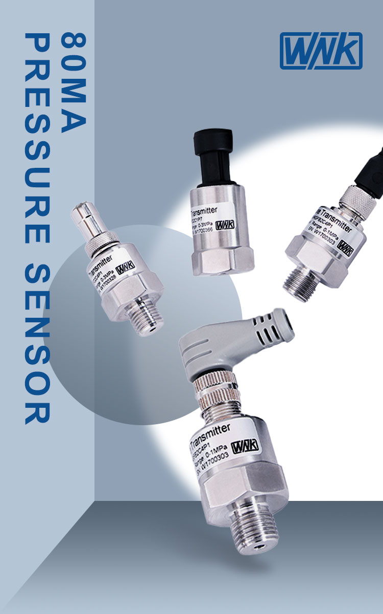 Mini Electronic Water Pressure Sensor , 60bar Combustion Pressure Transducer