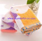 Promotional best terry kids cute monogrammed hand towels