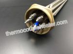 3 Element Industrial Tubular Heaters / Flange Immersion Heater For Rinse Tank