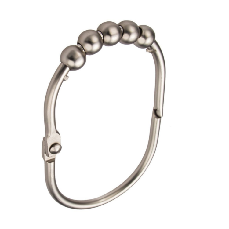 Depot Wide Bathroom Curtain Rings Shower Rod Rings 12.69*6.34*2.53 Cm