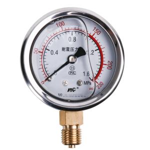Wholesale YN60 Hydraulic Radial Vacuum Pressure Gauge Shockproof 1.6MPa from china suppliers