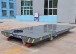 Heavy Material On Rail Transfer Cart , Warehouses Q235B Electric Work Cart