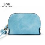 Wholesale Pure Color Blank Shell Shape Summer Cosmetic Mini Bag