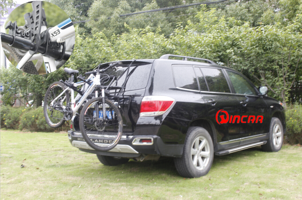 Iron Can Load 3 Bicycles Rear Bike Rack Bike Carrier without lock