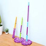 Fabric Microfiber Twist 360 Degree Rotating Mop 120cm Multifunctional