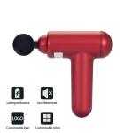 Custom Logo 24W Fascia Massage Gun Electronic Vibration Red