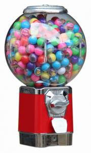 China sam's club candy gumball candy vending machine red 50CM 6 coins 1.4 inch on sale
