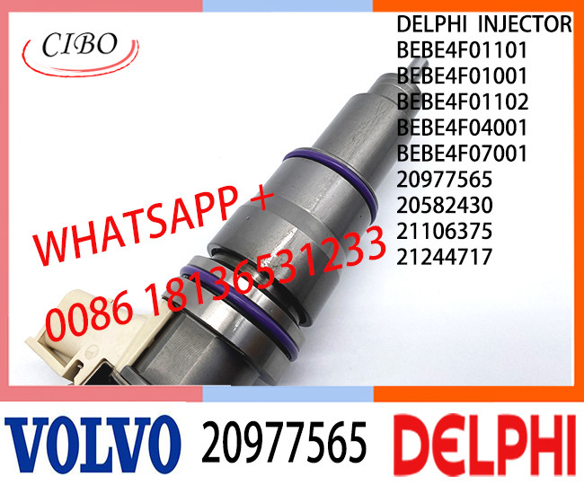 Fuel engine Diesel Injector BEBE4F07001 20977565 20582430 21106375 21106375 21244717 BEBE4F1101 E3.3 for VOL MD13 US07