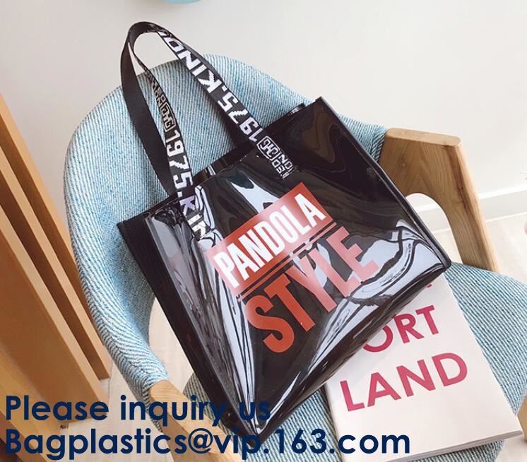Beach Pvc Tote Bag,Women-Lightweight Hologram Tote Bag Laser PU Shoulder Bag Laser PU Leather