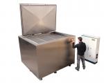 Aircraft Part Industrial Ultrasonic Cleaner With Electric Lifting Large