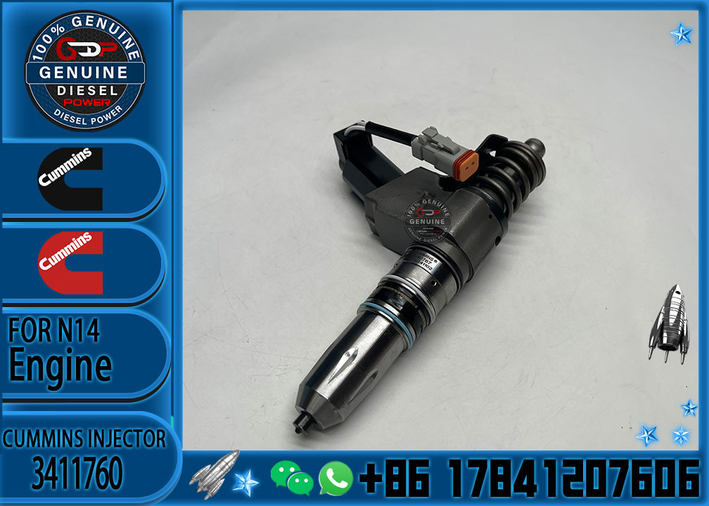 N14 ISM11 QSM11 M11 Auto Engine Fuel System Fuel Injector 3411766 3411753 3411760 For Cummins