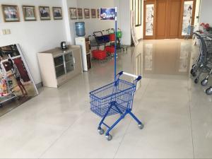 Wholesale 33 Liter color Plated Kids Shopping Carts with clear powder coating Grocery Shopping Cart from china suppliers