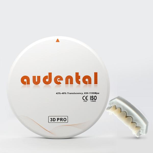 Audental 1100MPa Super Esthetics White Zirconia Block for Dental Milling