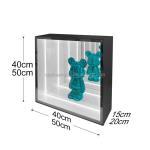 Durable Wall Mounted Abyss Mirror Display Case for Jewelry Cosmetics Shoes Bags