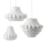 Nordic Silk Pendant Lights Simple Bedroom Normann Copenhagen Phantom Lamp(WH-MI