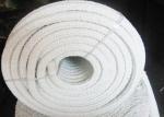 Heat Resistant Flexible Ceramic Fiber Twisted Rope 1050℃ Working Temperature