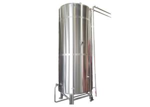 Wholesale SS316 Fabrication Cold Liquor Tank 8000L Capacity Top Manhole For Cooling Wort from china suppliers