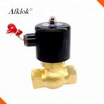 Brass 1/2 inch G Thread 220V AC Steam Air Solenoid Valve 24V DC