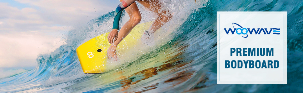 Custom EPS XPE HDPE Bodyboards for Kids 1.97 Inch Thickness Durable Design