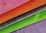 DTY / FDY Knitted Minky Velboa Fabric 100% Polyester Super Soft