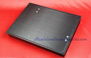 Wholesale Black Anodize Aluminum Heat Sinks Parts Extrusion Heatsink For LED from china suppliers