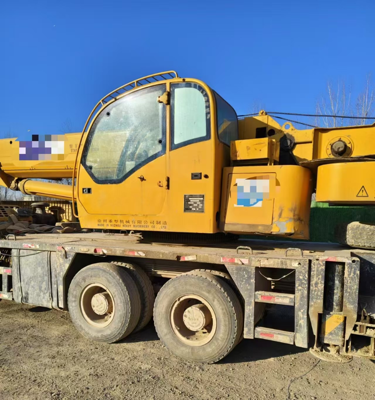 2009 Used XC MG Mobile Truck Crane 25 Tons, Crane Jib length 39.5 meters