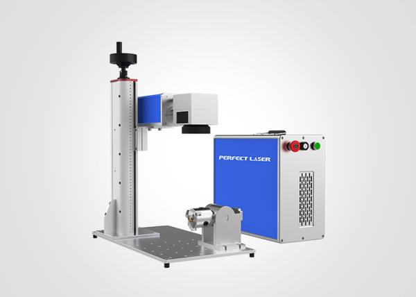 High Speed 20w 30w 50w Rotary Fiber Laser Marking Machine For Ring Max. Power
