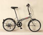 High Strength Steel Folding Road Bike Foldable Race Bike Six Speed