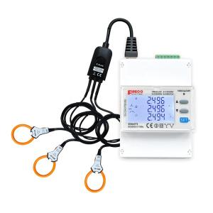 Wholesale 3x110/190 ... 3x240/415 Three Phase Energy Meter with Rogowski Coil EM4371 0.33V Modbus from china suppliers
